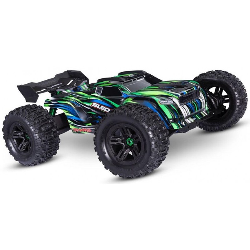 Traxxas Sledge 1/8 4X4 Monster Truck RTR, w/ Belted Tires, Green