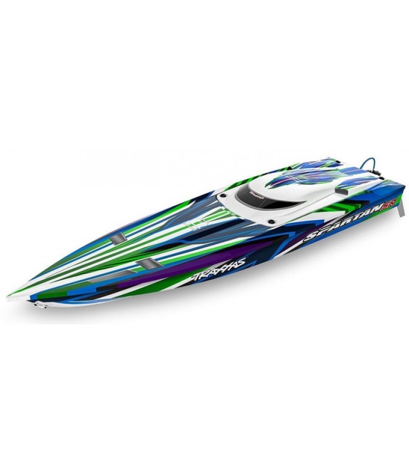 Traxxas Spartan 36in Self Righting Brushless Boat RTR, Green