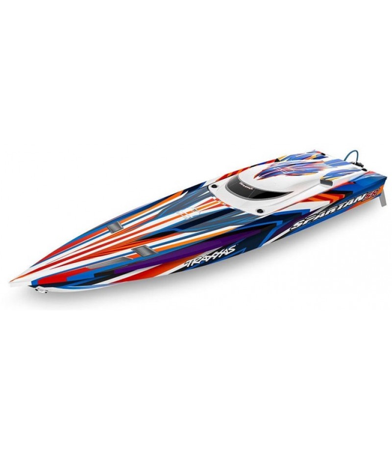 Traxxas Spartan 36in Self Righting Brushless Boat RTR, Orange