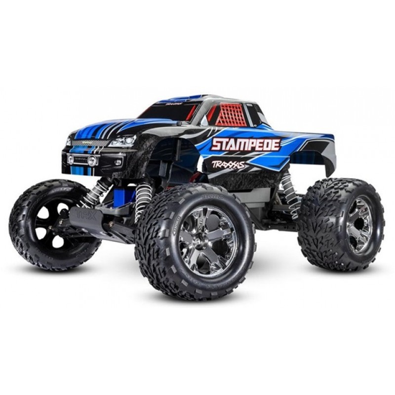 Traxxas Stampede 1/10 2WD Monster Truck RTR, Combo, Blue