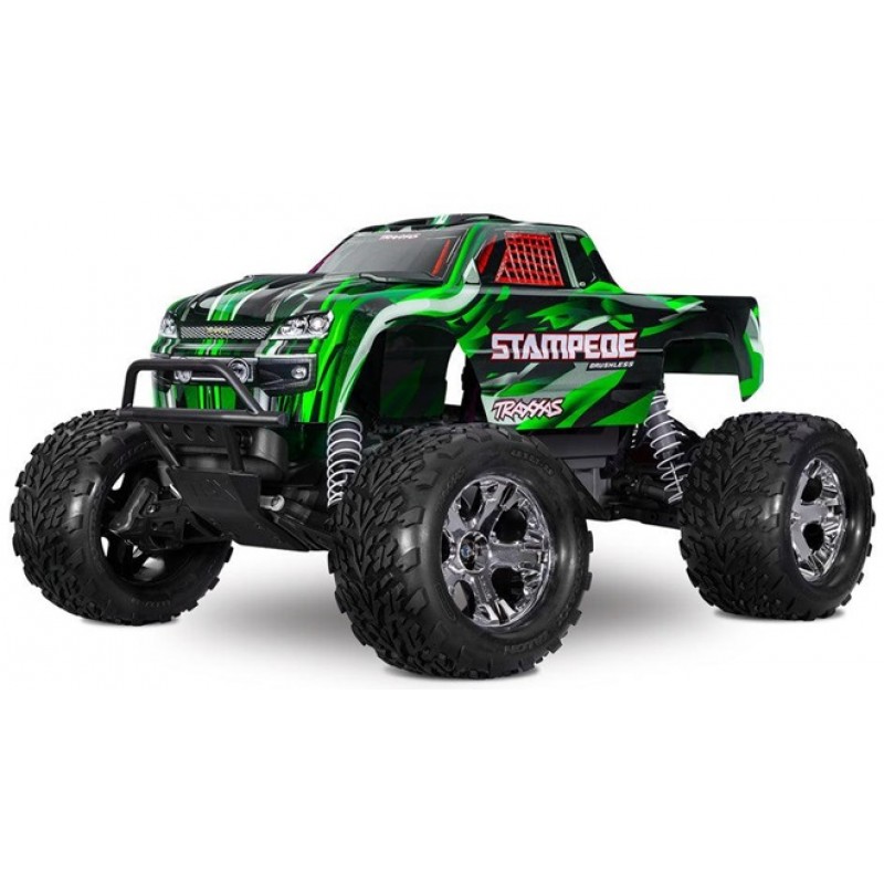 Traxxas Stampede BL-2S HD 1/10 2WD Monster Truck RTR, Green