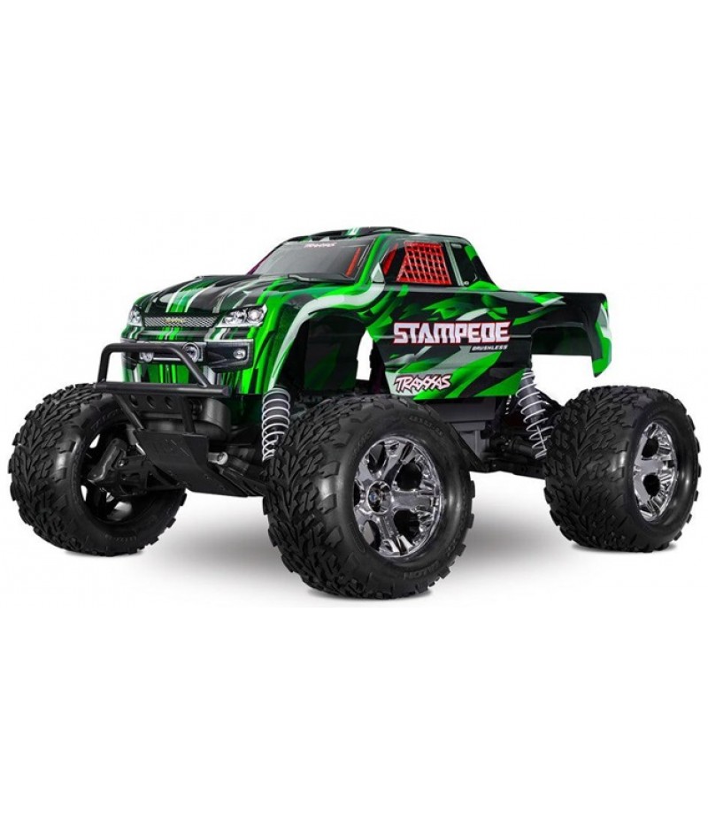 Traxxas Stampede BL-2S HD 1/10 2WD Monster Truck RTR, Green