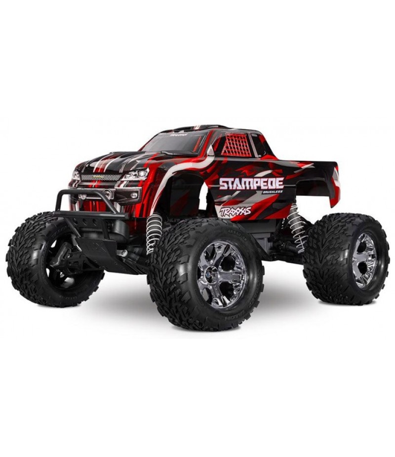 Traxxas Stampede BL-2S HD 1/10 2WD Monster Truck RTR, Red