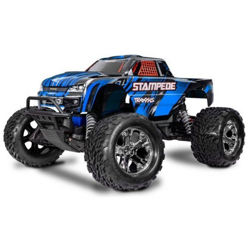 Traxxas Stampede HD 1/10 2WD Monster Truck RTR, Combo, Blue