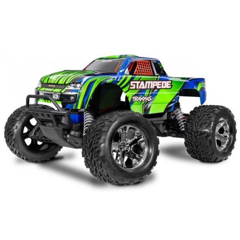 Traxxas Stampede HD 1/10 2WD Monster Truck RTR, Combo, Green