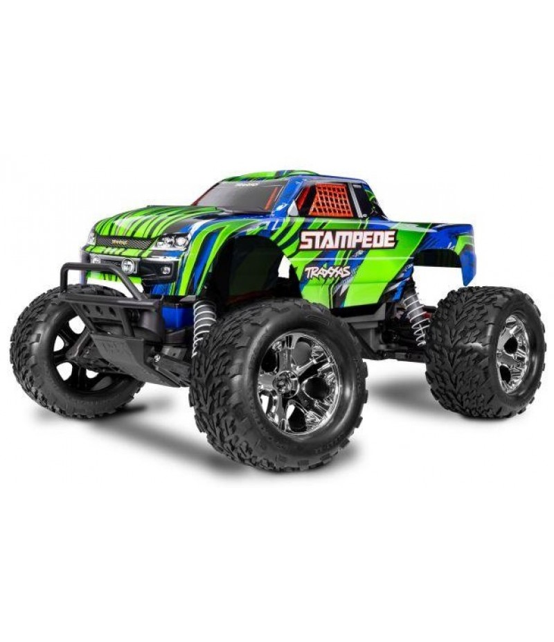 Traxxas Stampede HD 1/10 2WD Monster Truck RTR, Combo, Green