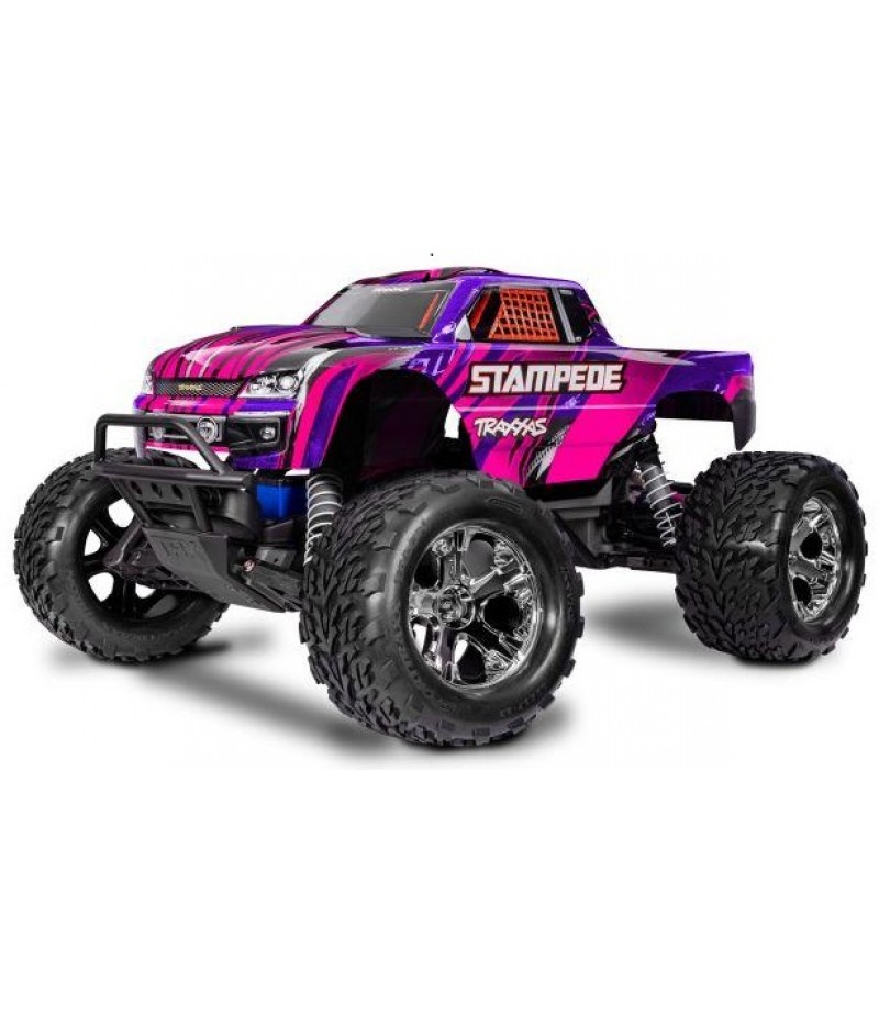 Traxxas Stampede HD 1/10 2WD Monster Truck RTR, Combo, Pink