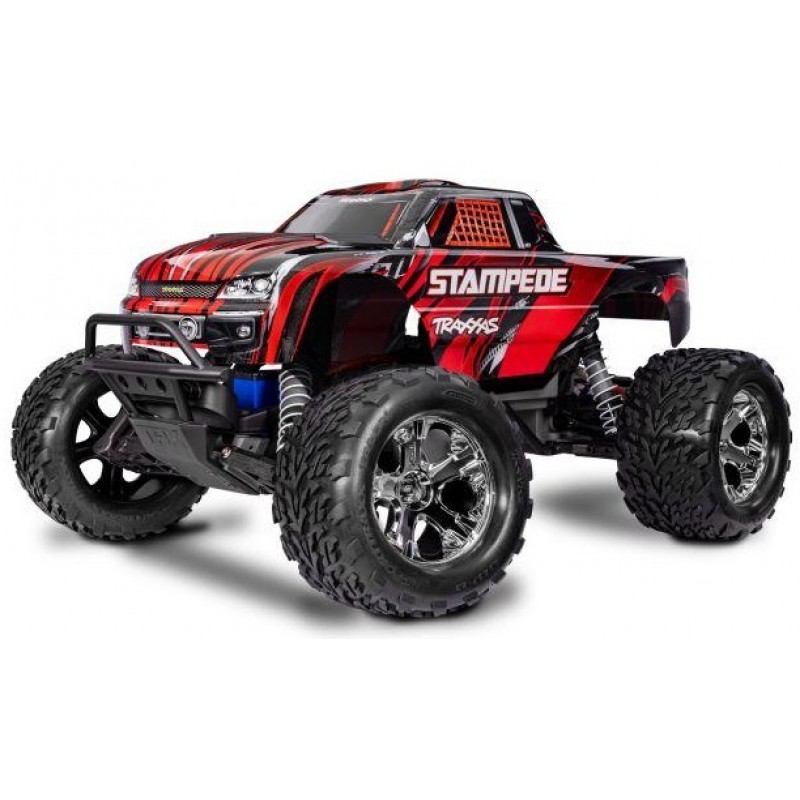 Traxxas Stampede HD 1/10 2WD Monster Truck RTR, Combo, Red