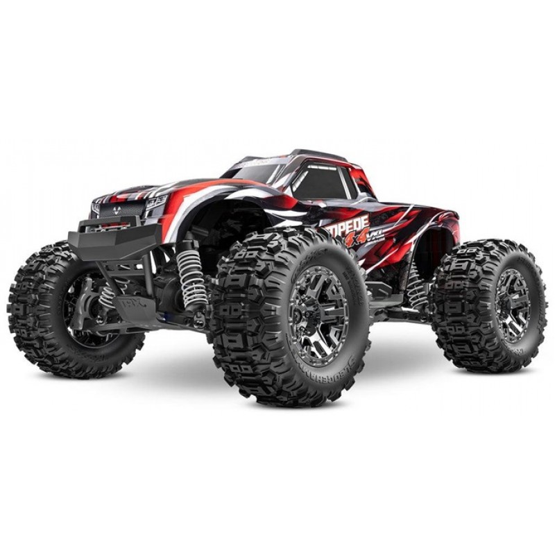 Traxxas Stampede VXL 1/10 4X4 Monster Truck RTR, Red