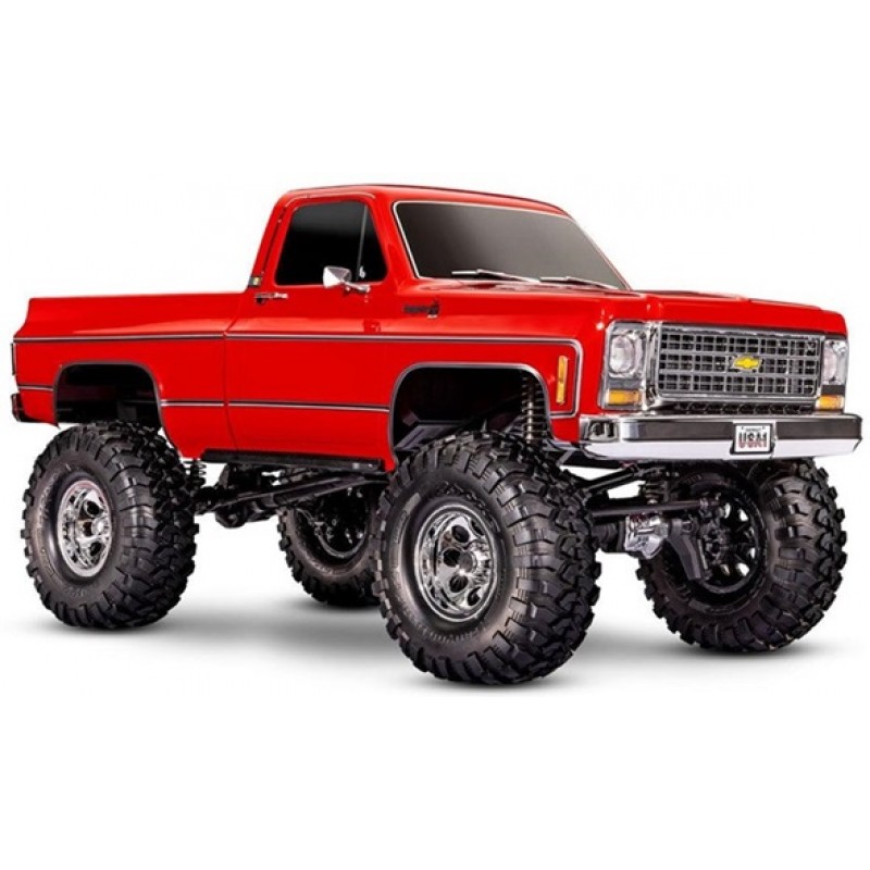 Traxxas TRX-4 1979 Chevy K10 1/10 4X4 Crawler RTR, Red