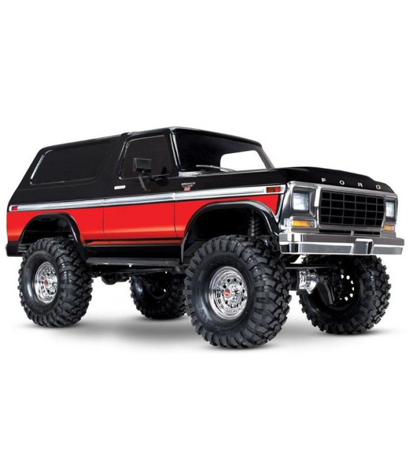 Traxxas TRX-4 1979 Ford Bronco 1/10 4X4 Crawler RTR, Red