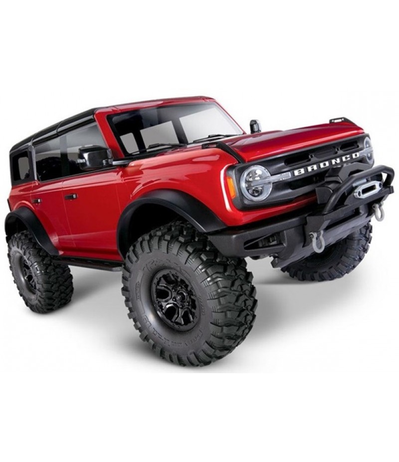 Traxxas TRX-4 2021 Ford Bronco 1/10 4X4 Crawler RTR, Red