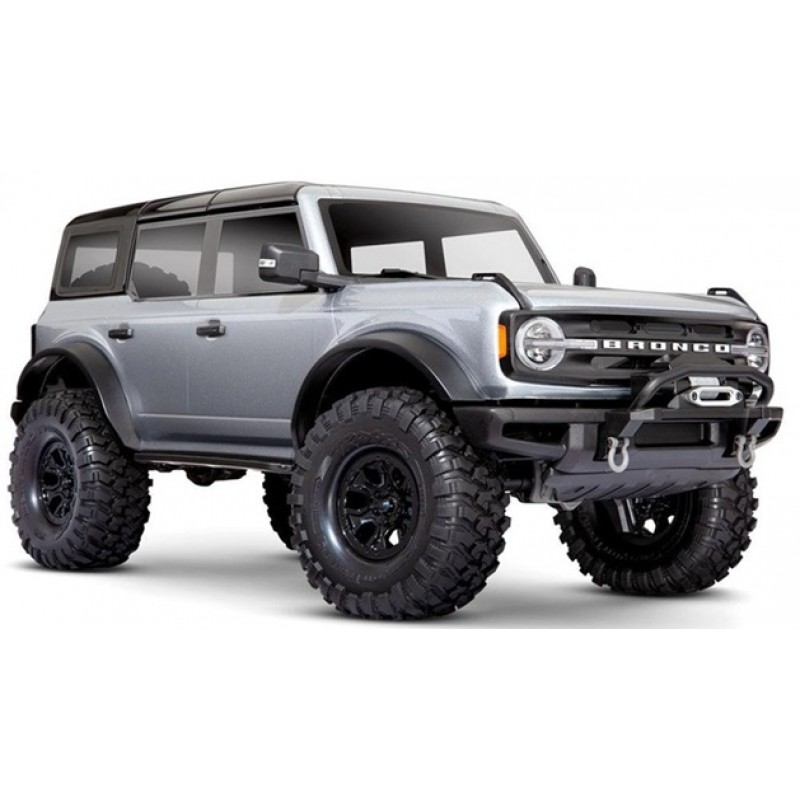 Traxxas TRX-4 2021 Ford Bronco 1/10 4X4 Crawler RTR, Silver