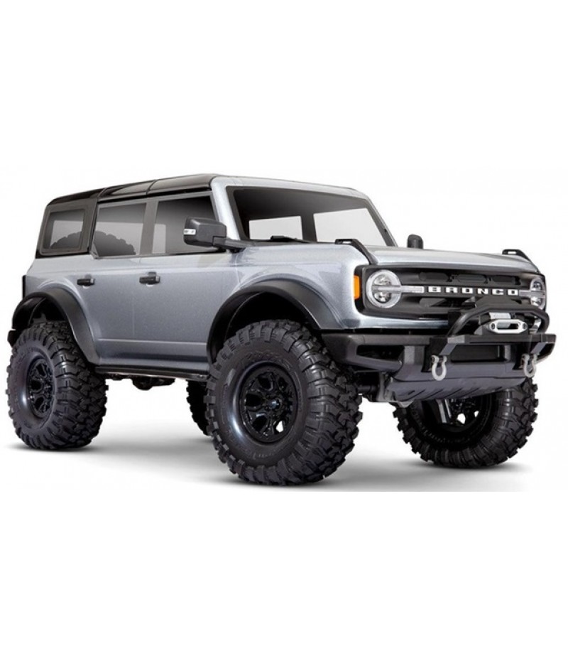 Traxxas TRX-4 2021 Ford Bronco 1/10 4X4 Crawler RTR, Silver