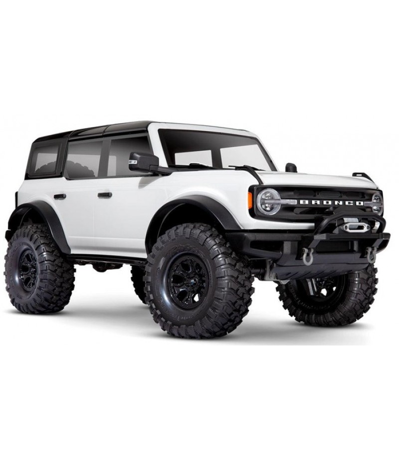 Traxxas TRX-4 2021 Ford Bronco 1/10 4X4 Crawler RTR, White