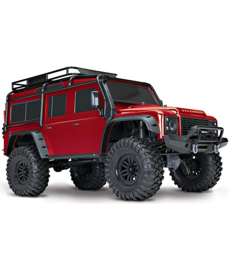 Traxxas TRX-4 Land Rover Defender 1/10 4X4 Crawler RTR, Red