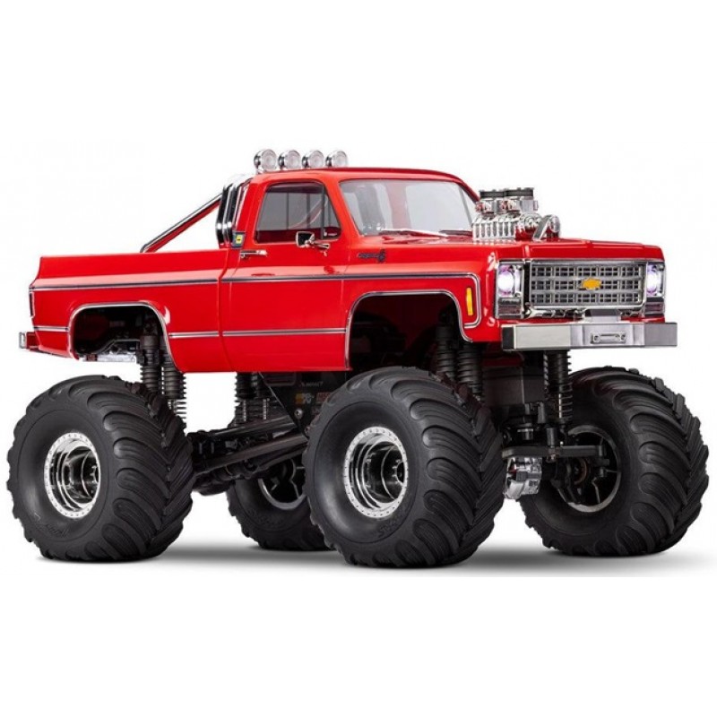 Traxxas TRX-4MT Chevy K10 1/18 4X4 Monster Truck RTR, Red