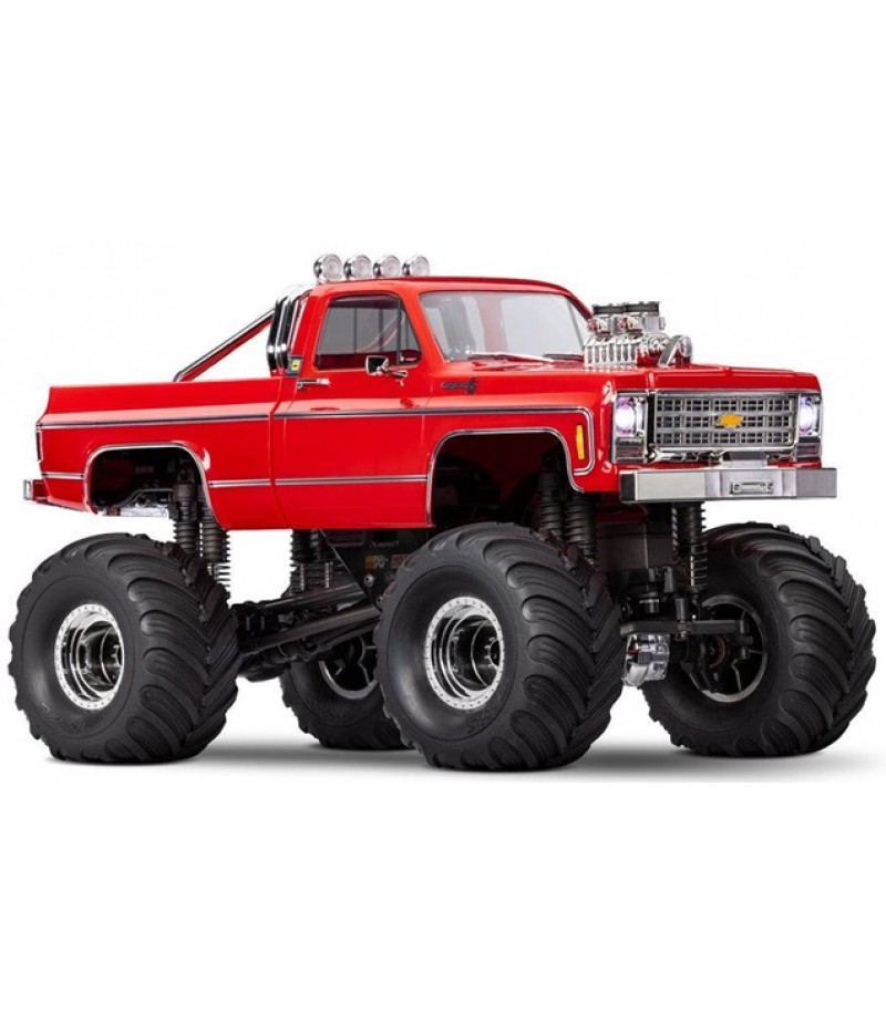 Traxxas TRX-4MT Chevy K10 1/18 4X4 Monster Truck RTR, Red