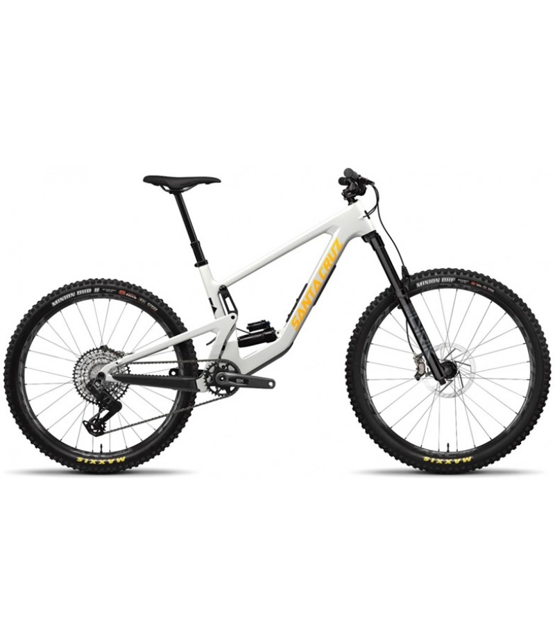 2024 Santa Cruz Bronson 4 C GX AXS 27.5 - Gloss White Chalk