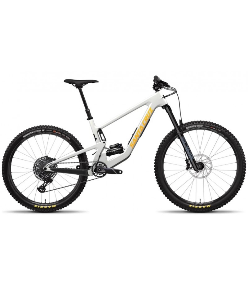 2024 Santa Cruz Bronson 4 C R 27.5 - Gloss Carbon White