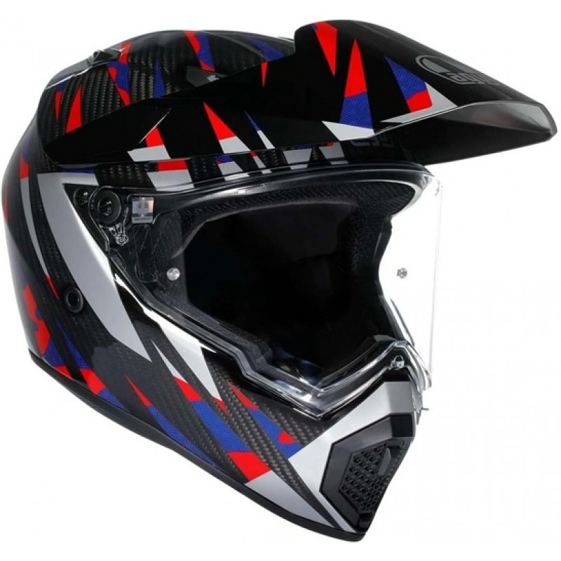 AGV AX9 Steppa Carbon / Red / Blue