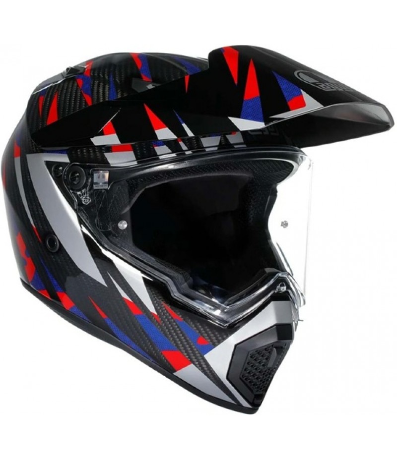 AGV AX9 Steppa Carbon / Red / Blue