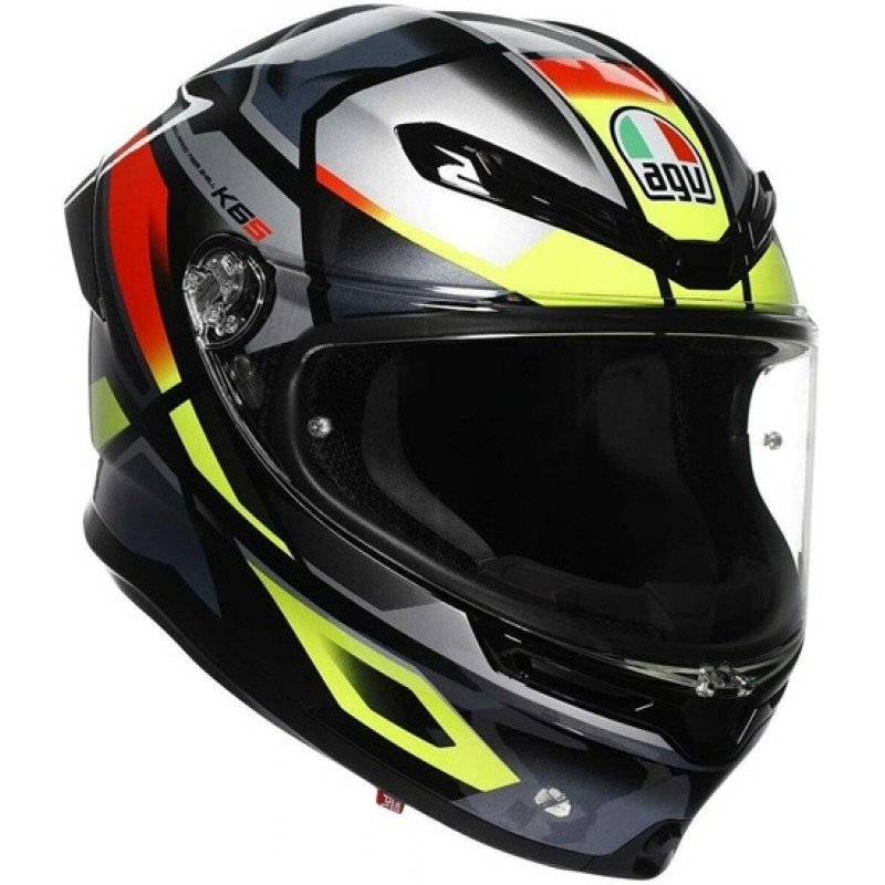 AGV K6-S Erazer Black / Red / Yellow Fluo