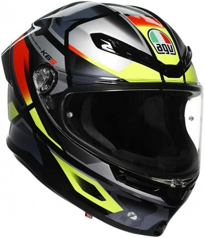 AGV K6-S Erazer Black / Red / Yellow Fluo