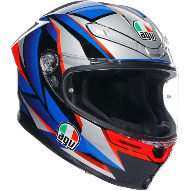 AGV K6 S Slashcut Black / Blue / Red