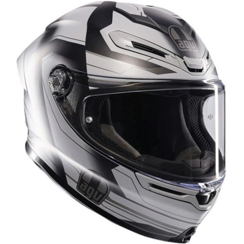 AGV K6 S Ultrasonic Matt Black / Grey