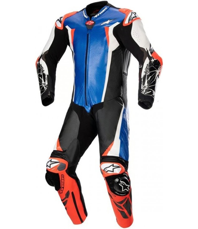 ALPINESTARS Racing Absolute V2 Professional Metallic Blue / Black / White Rdfl