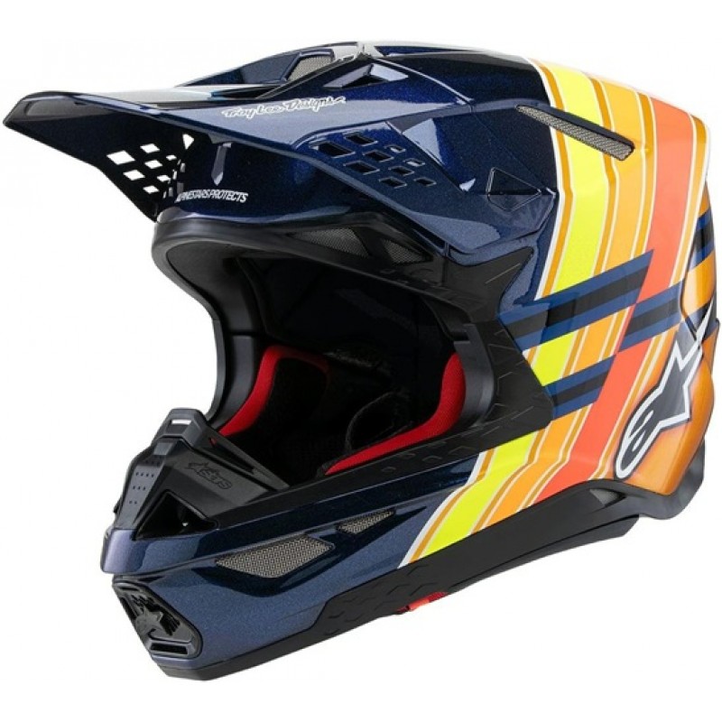 ALPINESTARS S-M10 LTD Edition 25 Dark Blue / Orange / Yellow Fluo / Red 2025