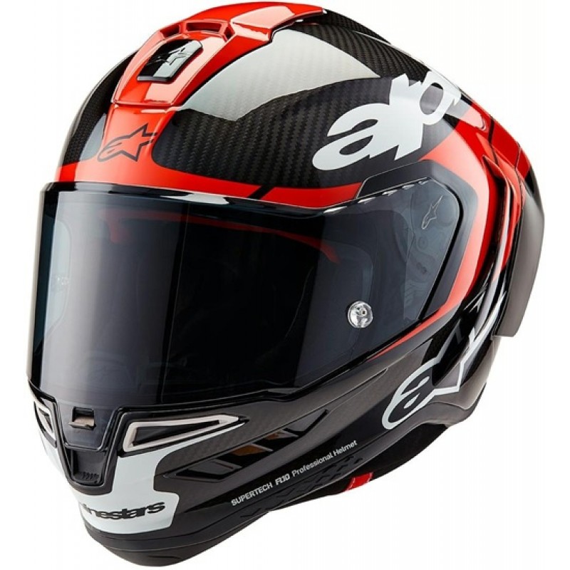 ALPINESTARS Supertech R10 Element Black Carbon / Bright Red / White