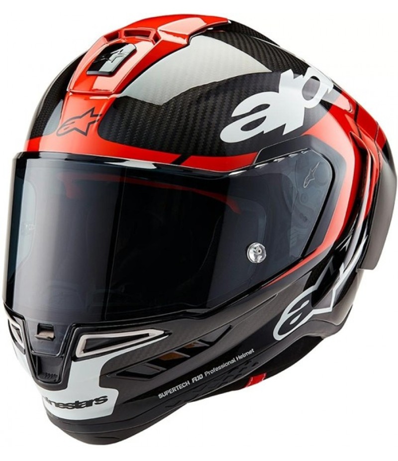 ALPINESTARS Supertech R10 Element Black Carbon / Bright Red / White