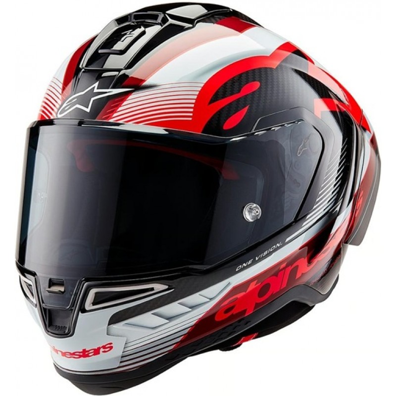 ALPINESTARS Supertech R10 Team Black Carbon / Red / White