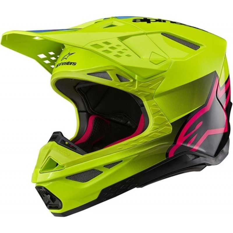 ALPINESTARS Supertech S-M10 Unite Yellow Fluo / Black / Diva Pink Glossy 2024