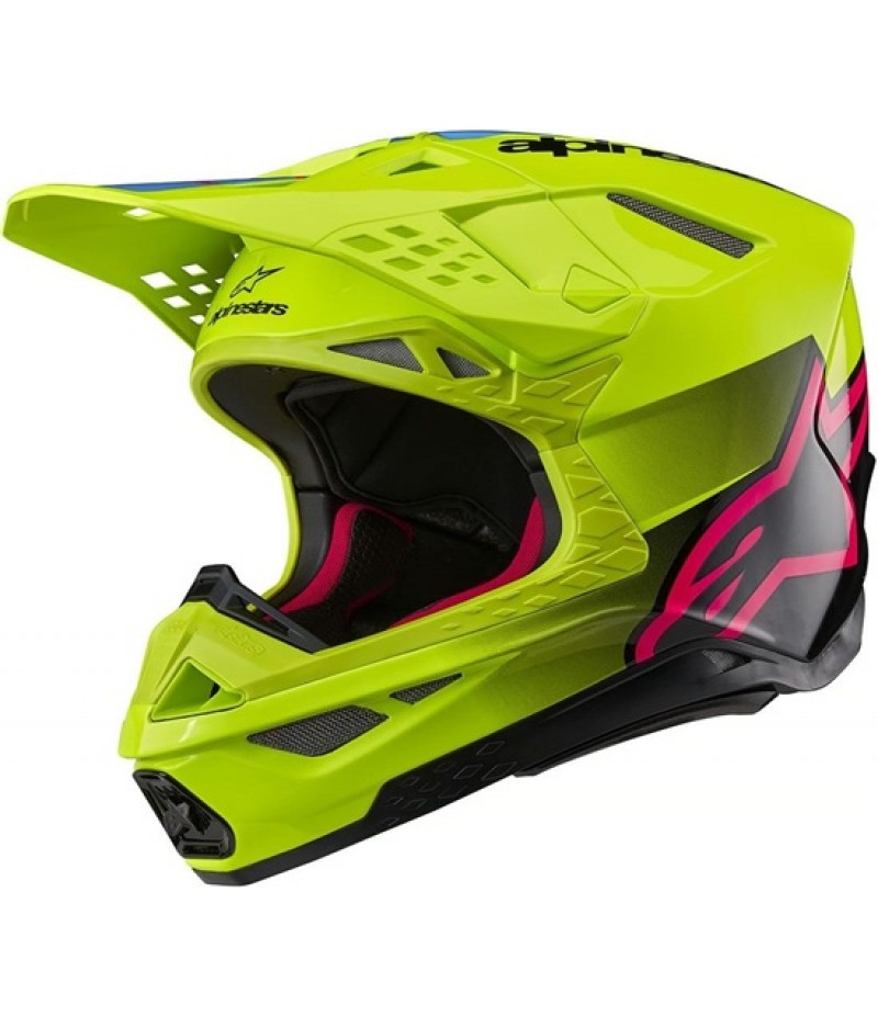 ALPINESTARS Supertech S-M10 Unite Yellow Fluo / Black / Diva Pink Glossy 2024