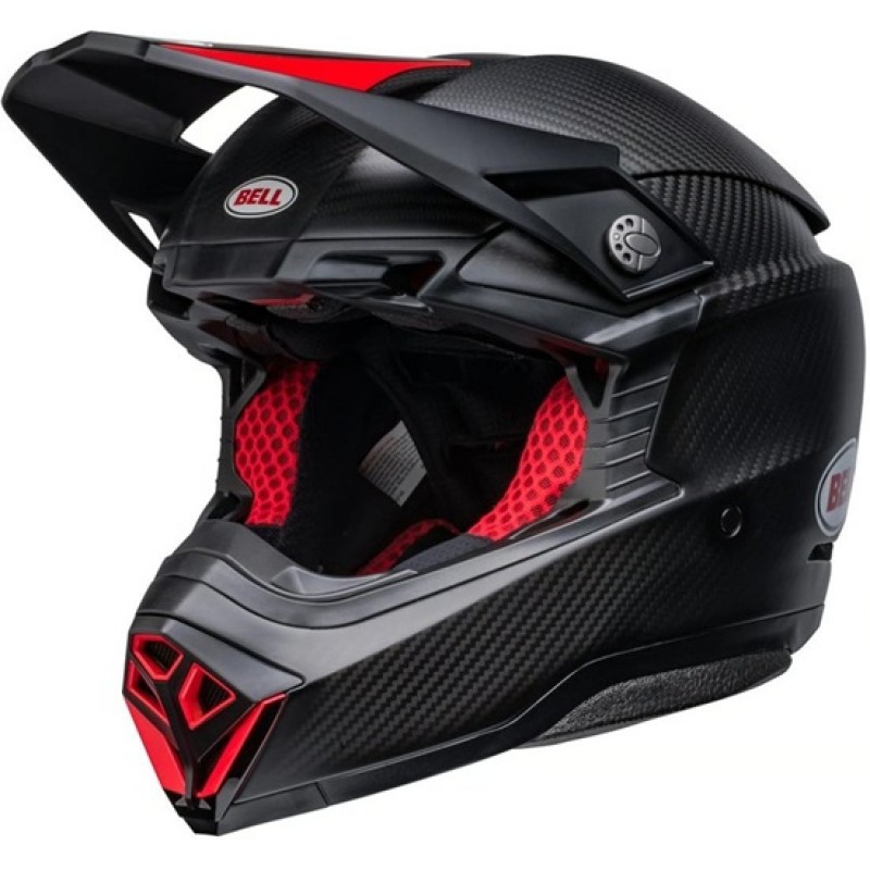 BELL Moto-10 22.06 Spherical Satin / Black / Red 2024