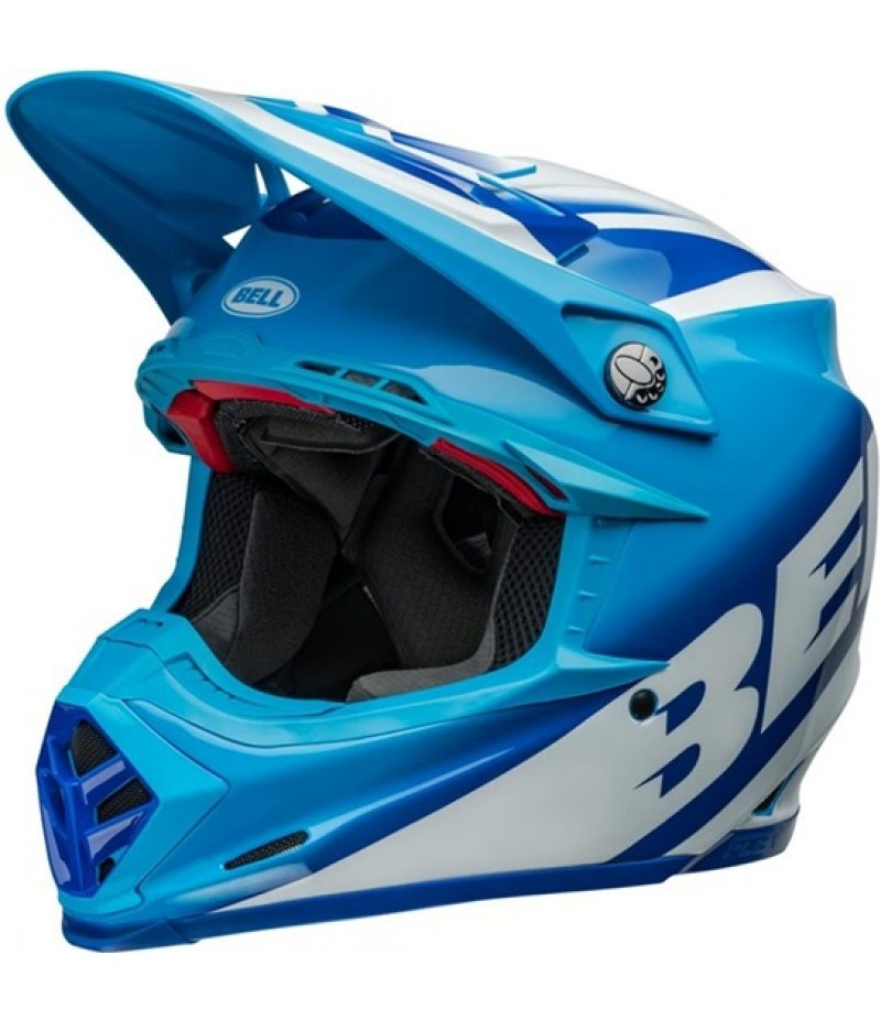 BELL Moto-9S Flex 22.06 Rail Blue / White 2024