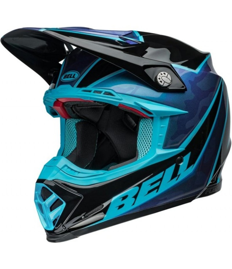 BELL Moto-9S Flex 22.06 Sprite Black / Blue 2024