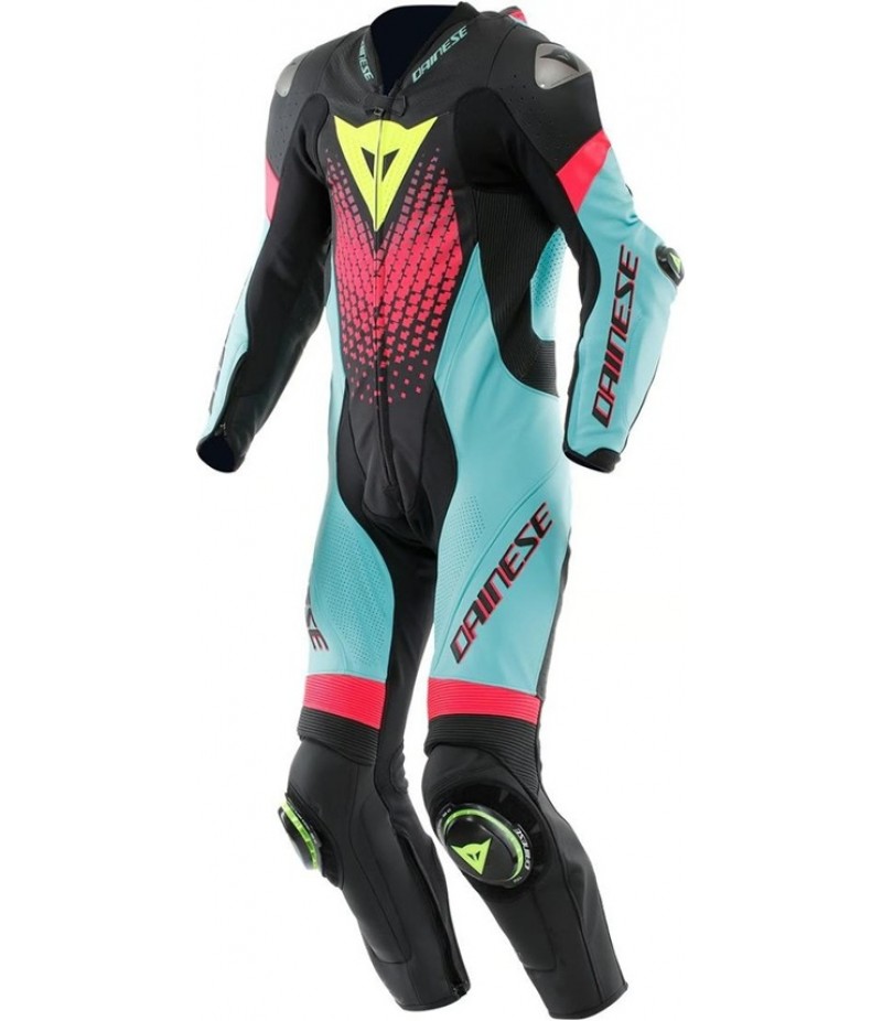 DAINESE Laguna Seca 6 Perf 1 PC Black / Water / Fuxia