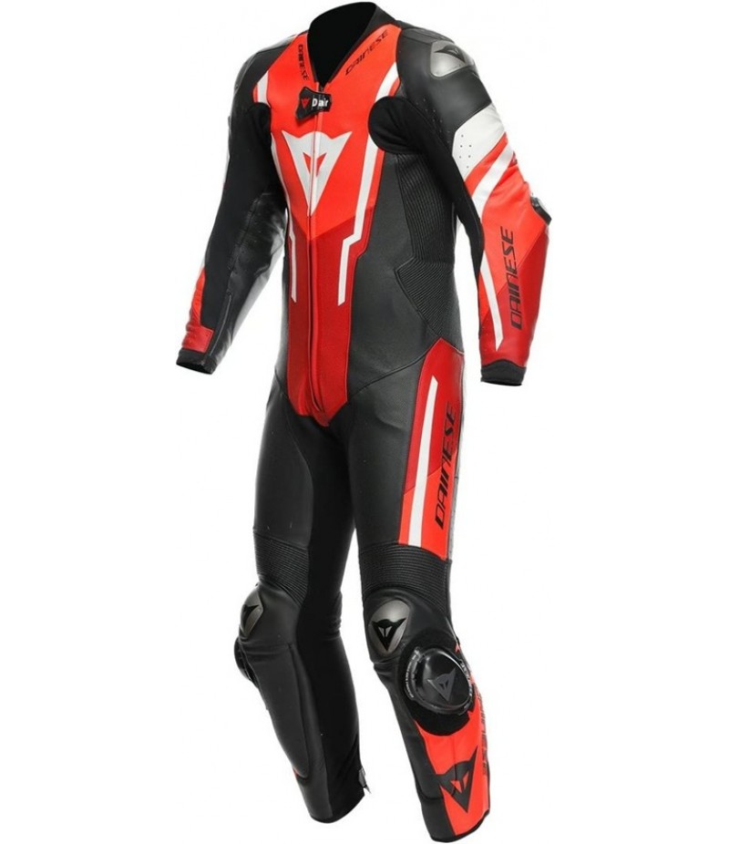 DAINESE Misano 3 Professional Estiva D-Air Black / Red / Fluo-Red