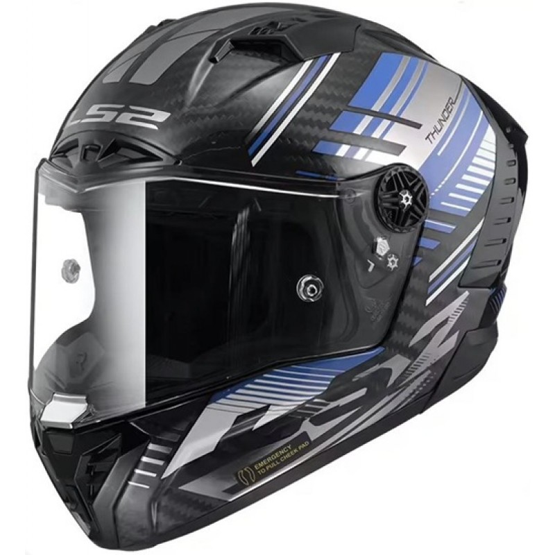 LS2 FF805 Thunder Carbon Volt Black / Blue