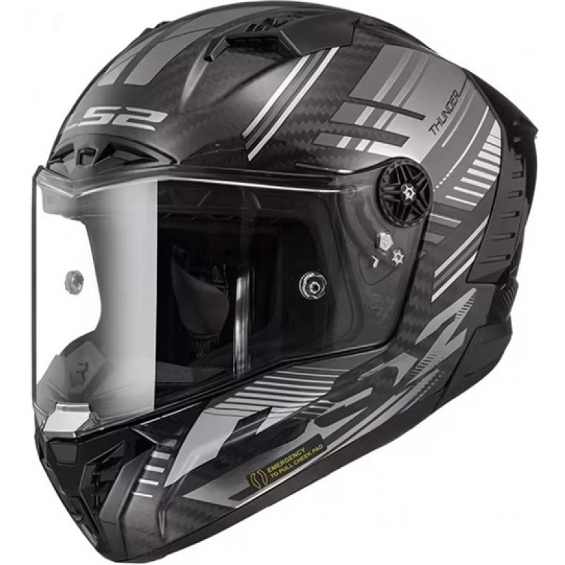 LS2 FF805 Thunder Carbon Volt Black / Grey