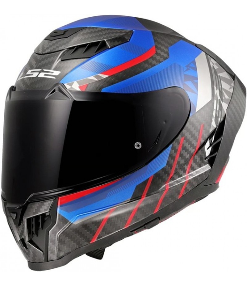 LS2 FF807 Dragon Trax Blue / Red