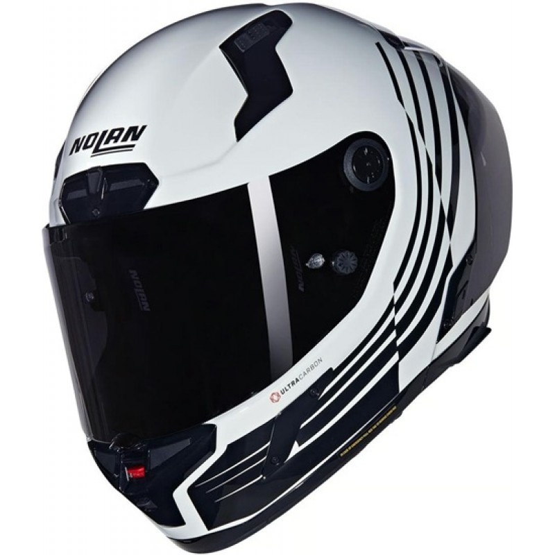 NOLAN X-804 RS Ultra Carbon Ala White / Black