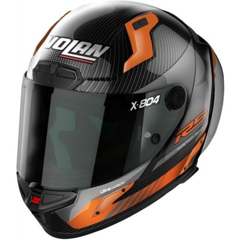 NOLAN X-804 RS Ultra Carbon Hot Lap Carbon Orange