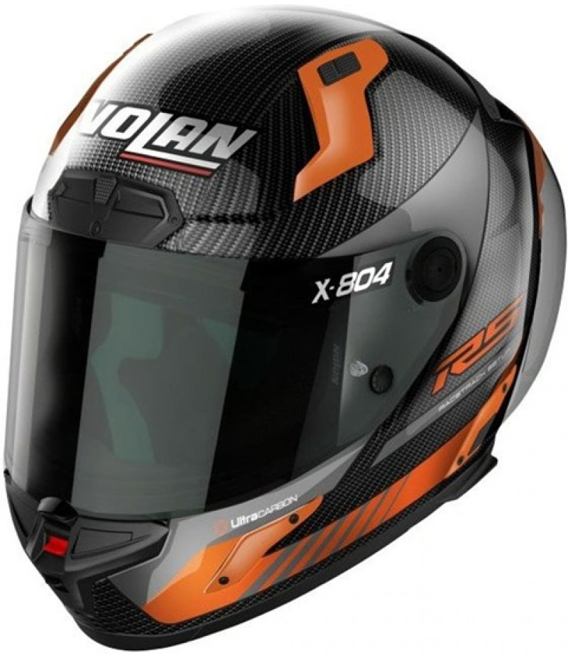 NOLAN X-804 RS Ultra Carbon Hot Lap Carbon Orange