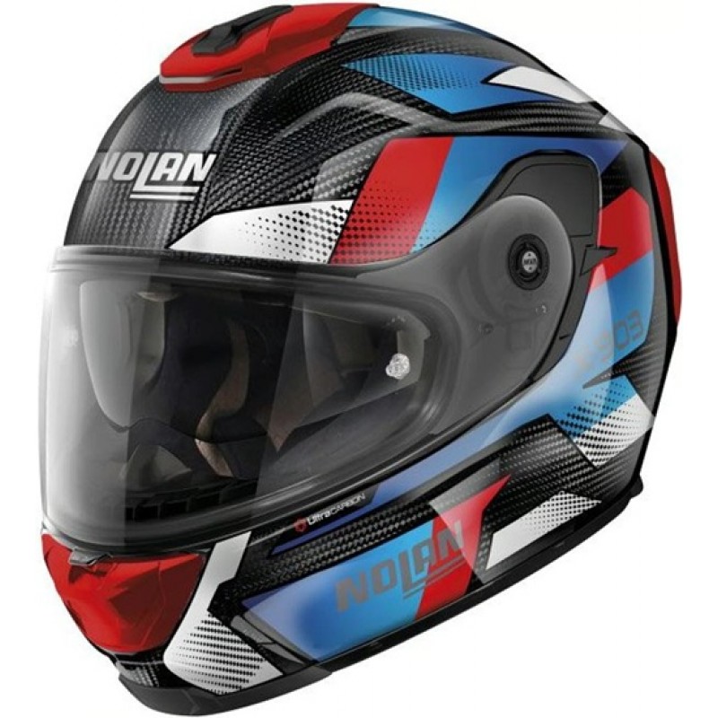 NOLAN X-903 Ultra Carbon Highspeed N-Com Carbon Blue / Red / White