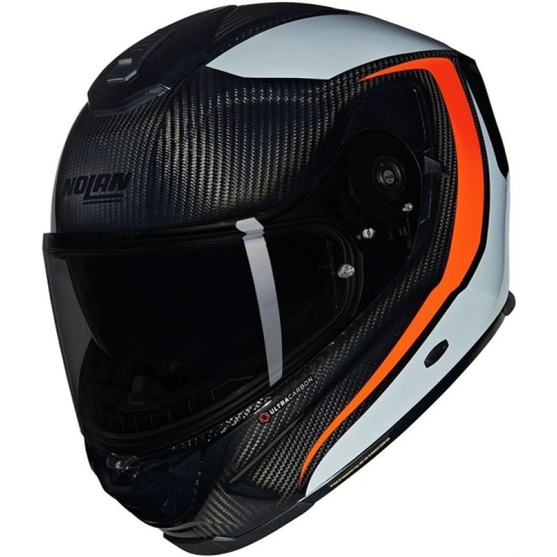 NOLAN X-903 Ultra Carbon Intrigo Carbon / Grey / Orange